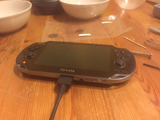 Charging the PS Vita for the first time after eight months